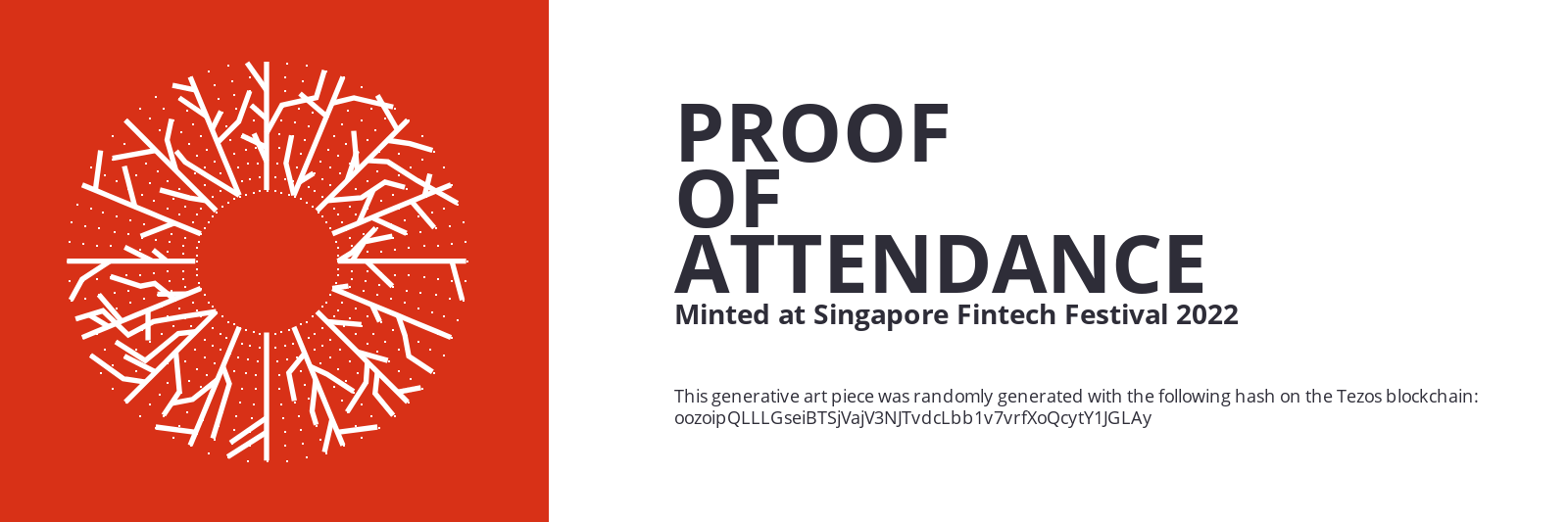 SFF2022 Proof of Attendance Token #43 static token preview