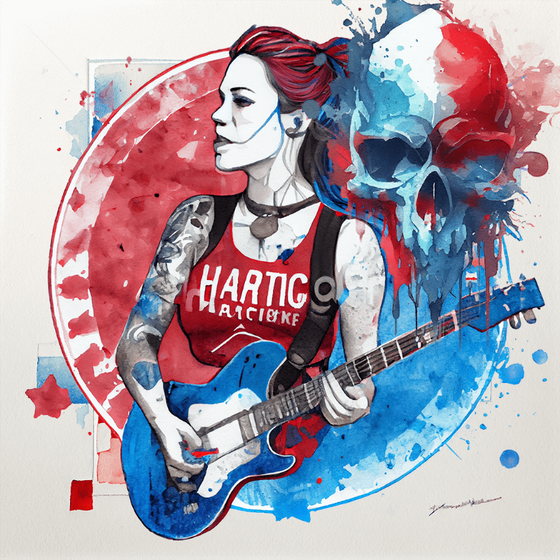 Hard Rock Girl 1 #18 static token preview