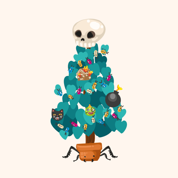 Creepy Christmas Tree For You! #10 static token preview