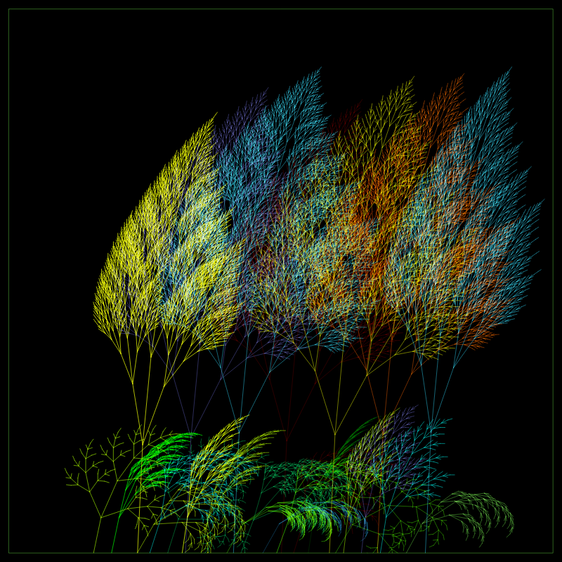 Fractal Forest #13 static token preview