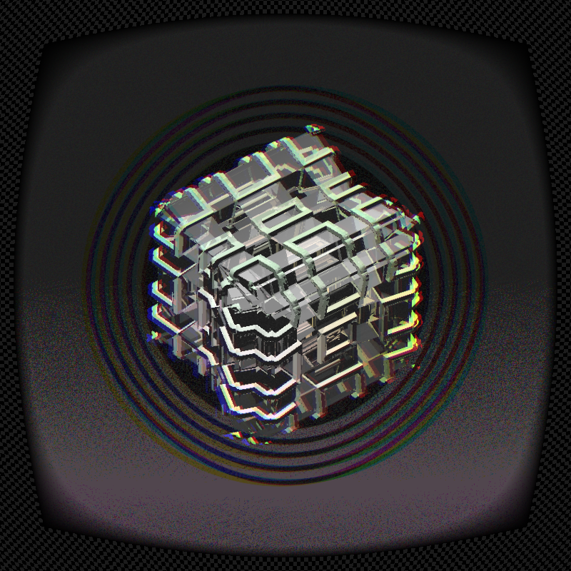 Glass kaleidoscope #7 static token preview