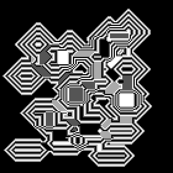 Superimposed Octagonal Pyramids #24 static token preview