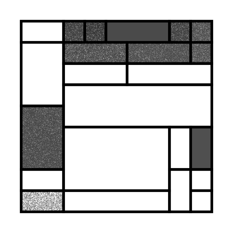 Mono Mondrian #1 static token preview