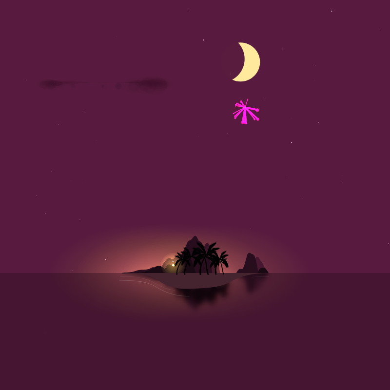 Fireworks Island #4 static token preview