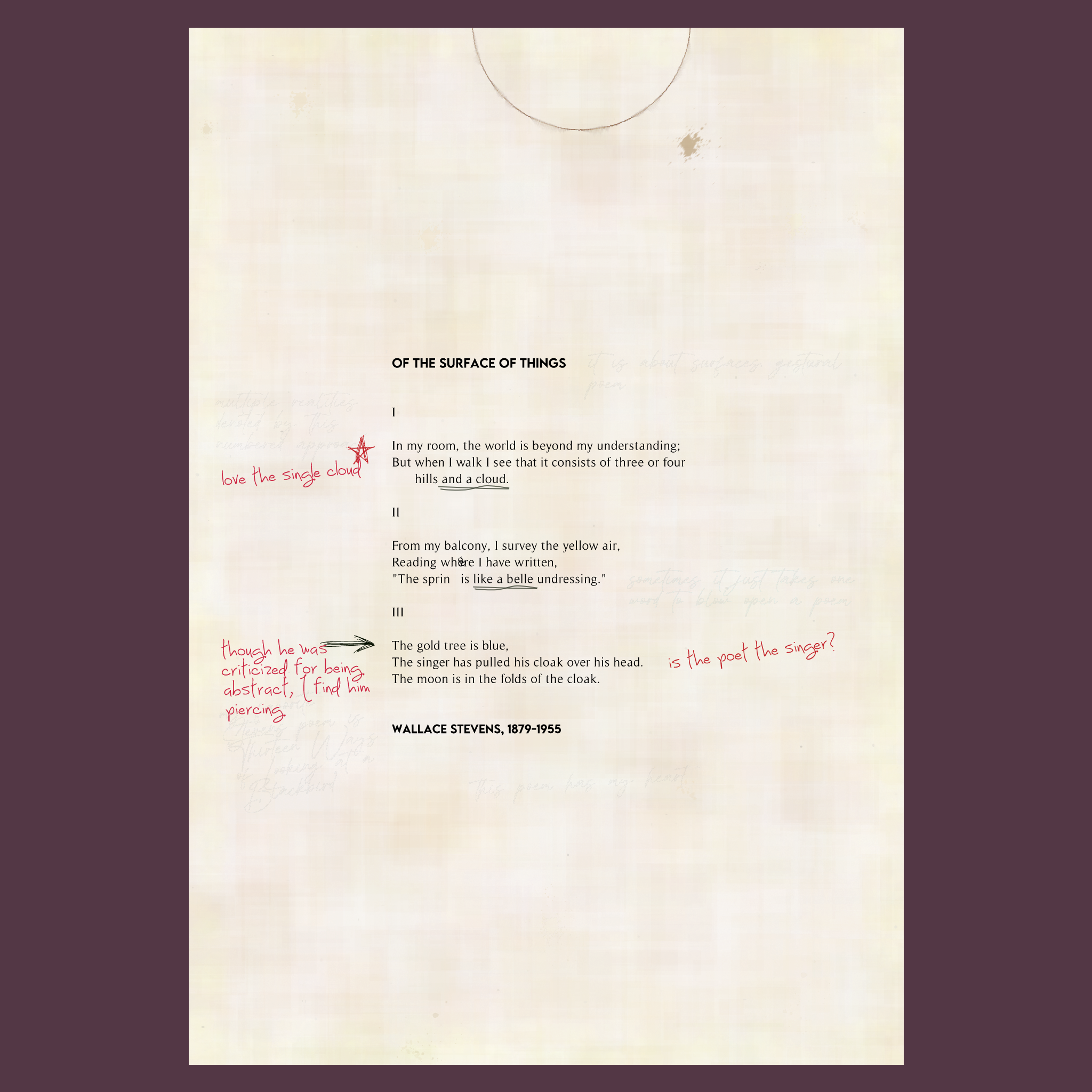 Poems in the Public Domain #54 static token preview