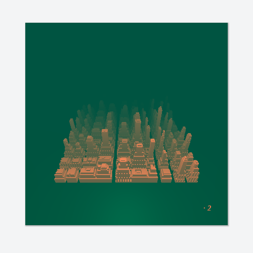 Manhattan 1916 #20 static token preview