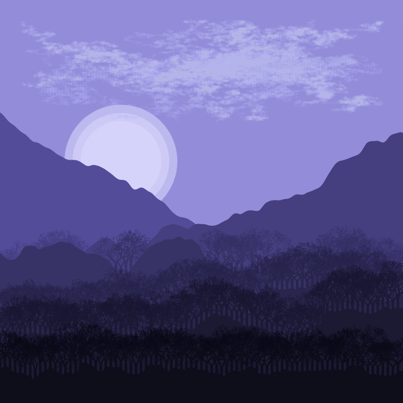Generative Mountains #14 static token preview