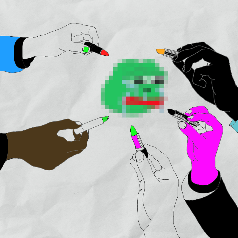 Pepe tries new lipsticks #5 static token preview