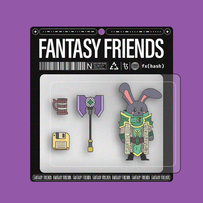 Fantasy Friends #6 static token preview