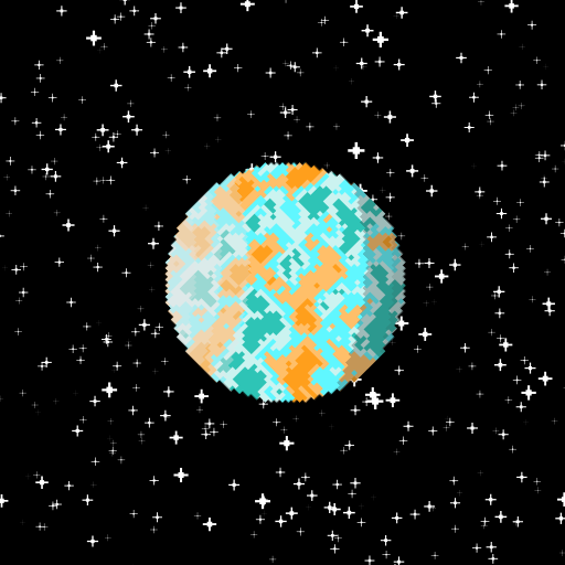 Pixel Planets #3 static token preview