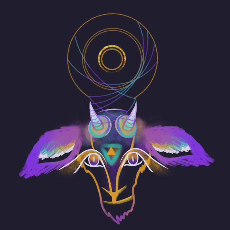 Horned beasts #7 static token preview