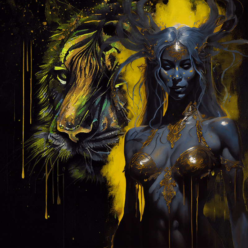 Hera and Tiger #3 static token preview