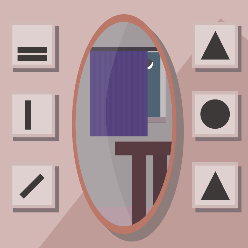 A moon in\and the mirror. #18 static token preview