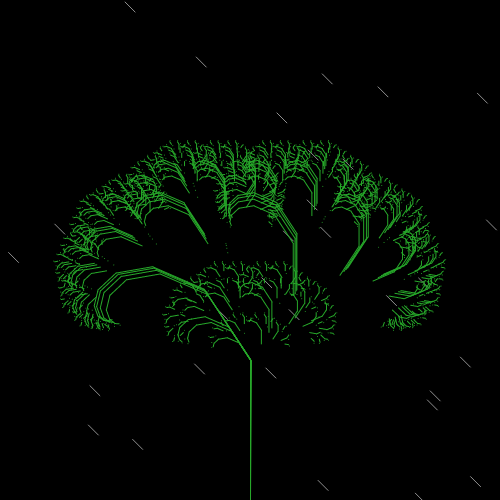Trees in the rain #10 static token preview
