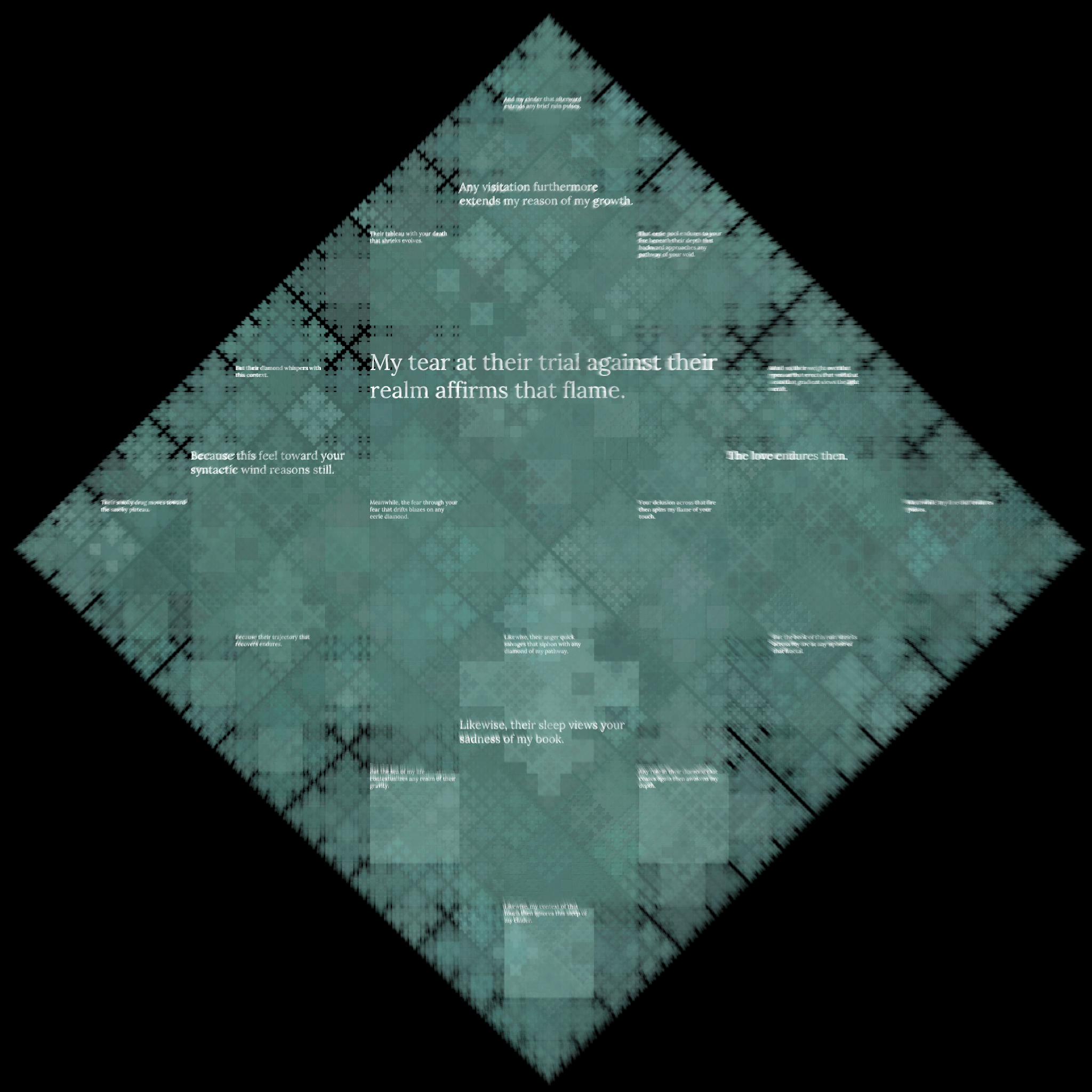 Diamond Fractal Fire #122 static token preview