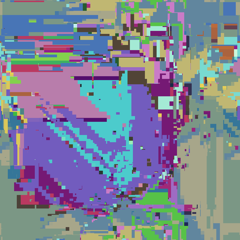 Cascade automata, pixel nature #23 static token preview