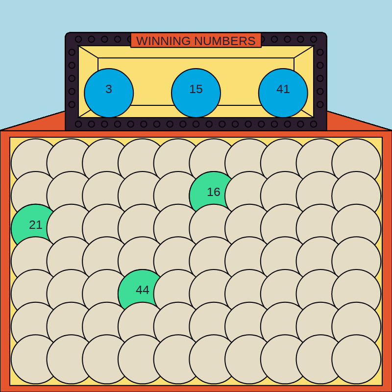 NFT Millions Lotto 03 #3 static token preview