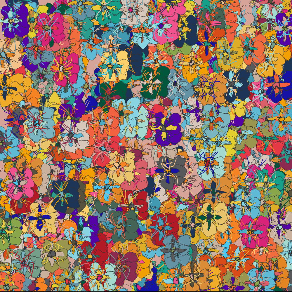 Floral Cacophony #18 static token preview