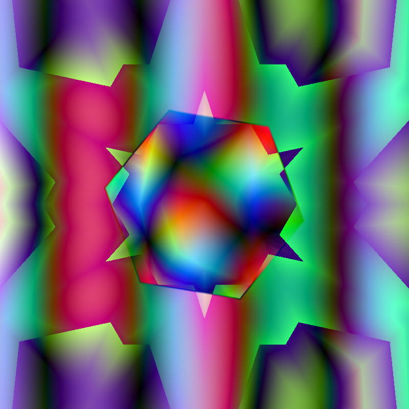 Multiple Colorful Shapes #8 static token preview