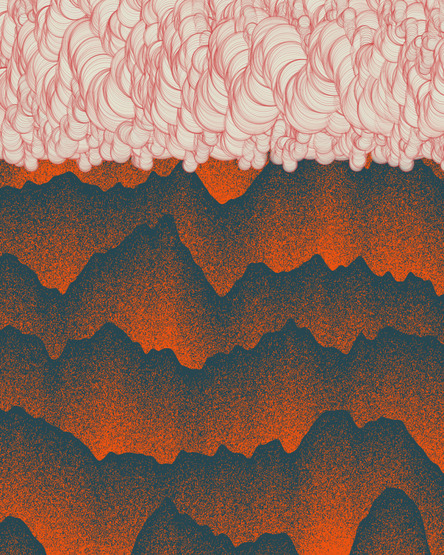 Clouds over the Mountains #33 static token preview