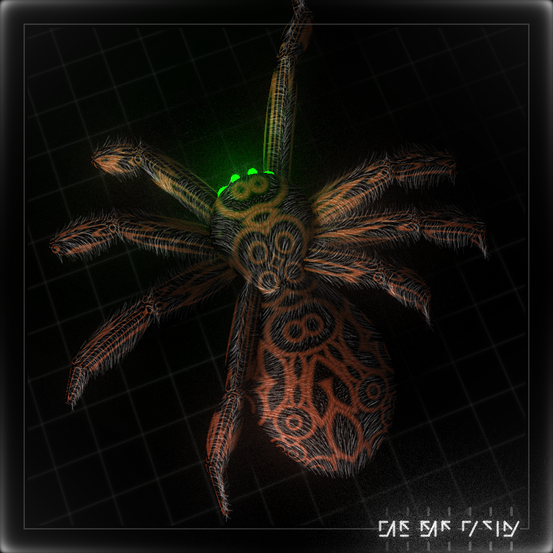 Impure Spiders #1 static token preview