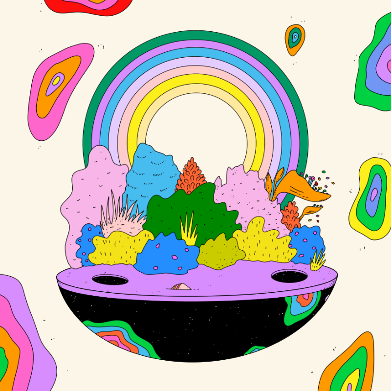 🌈🌴🪐 #6 static token preview