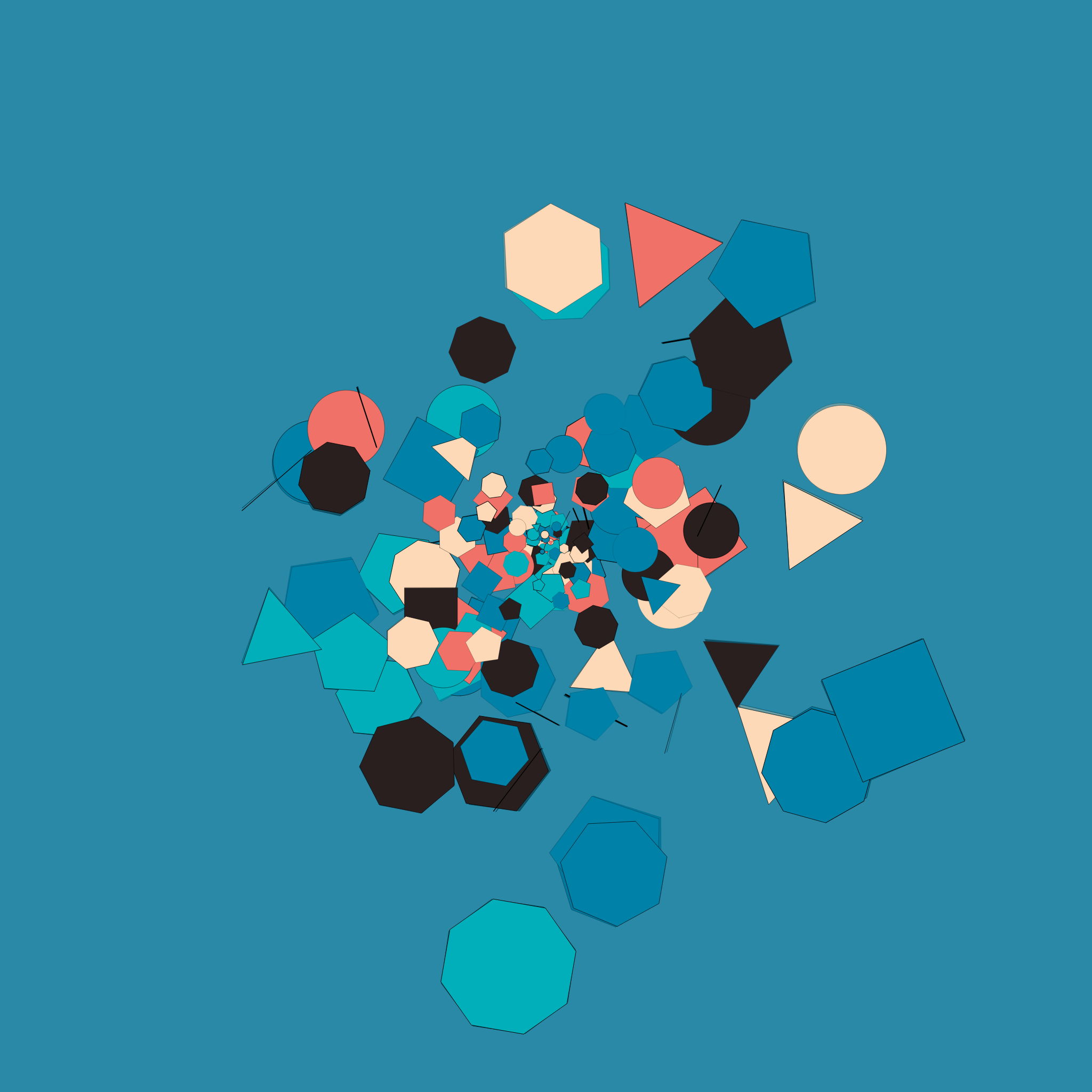 Chaotic Colored Shapes #9 static token preview