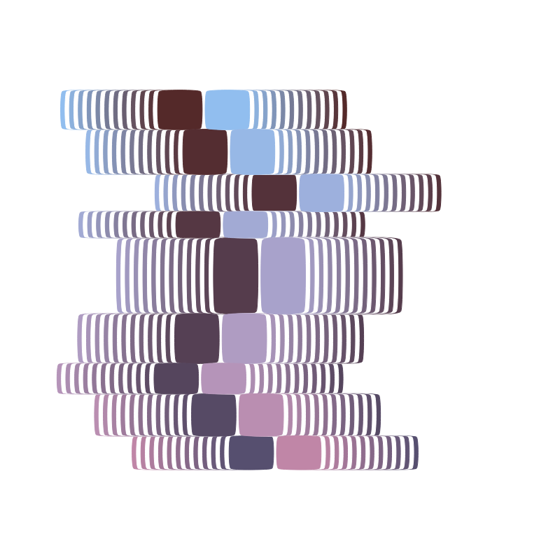 Reflection of Stripes 001 #3 static token preview