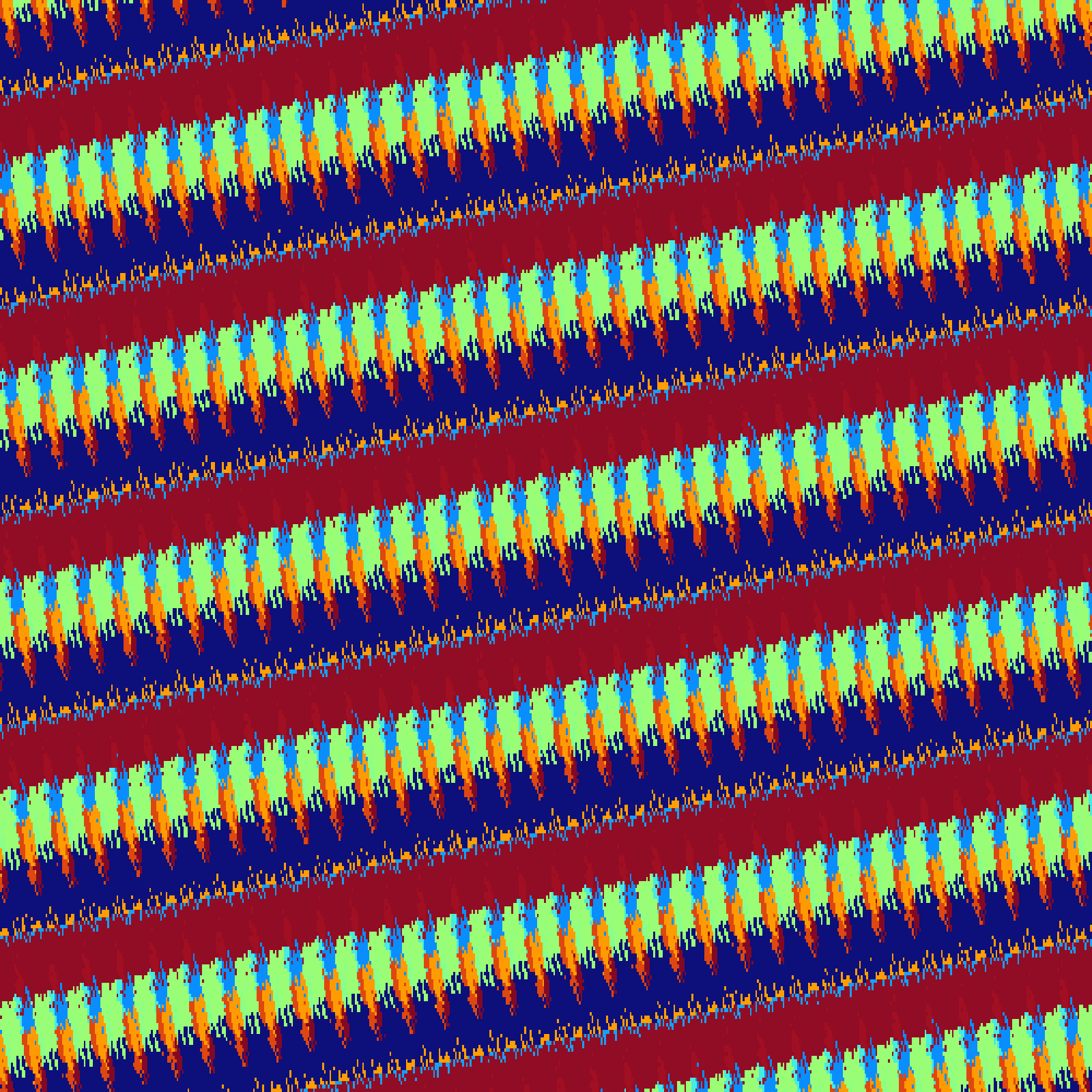 Dithered Stripes #12 static token preview