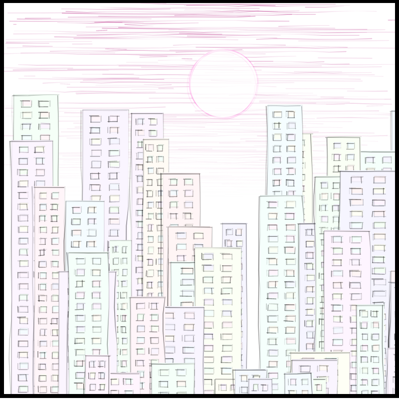 City sketch #16 static token preview
