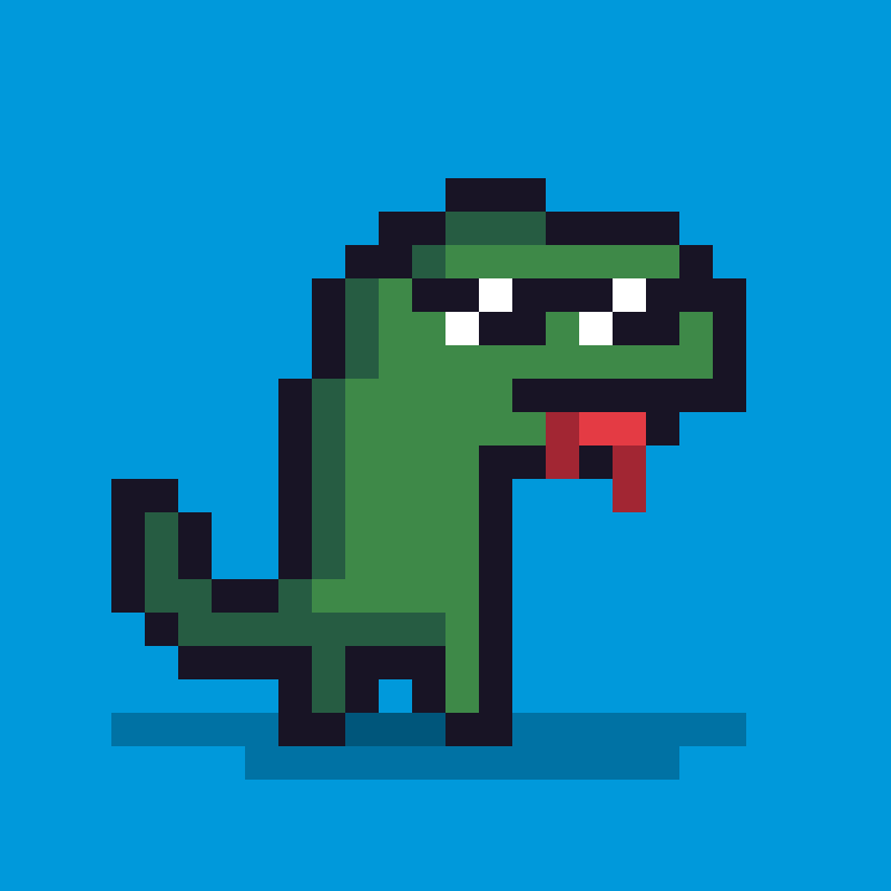 Pixel Dinos #21 static token preview