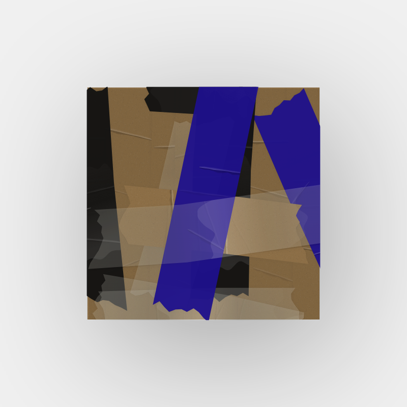 Tape abstract painting 001 #24 static token preview