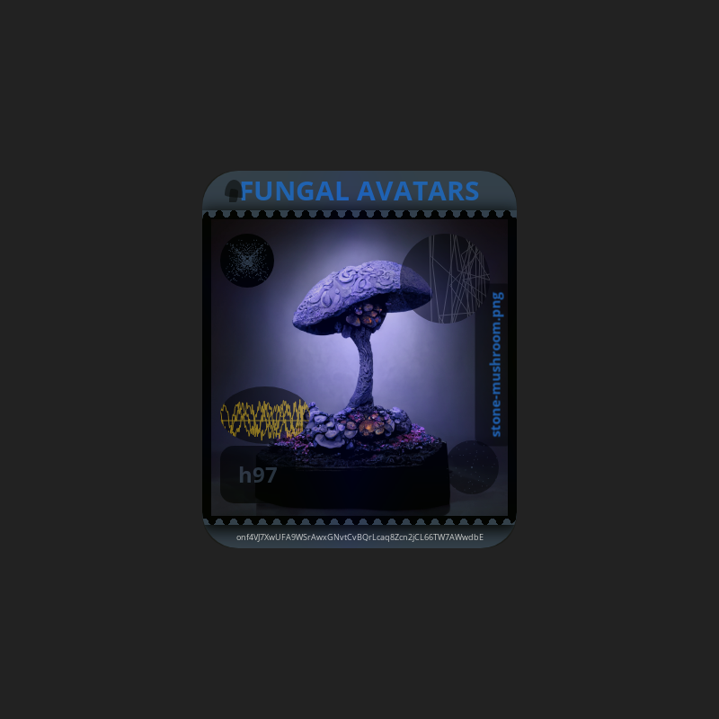 FUNGAL AVATARS vol I #16 static token preview