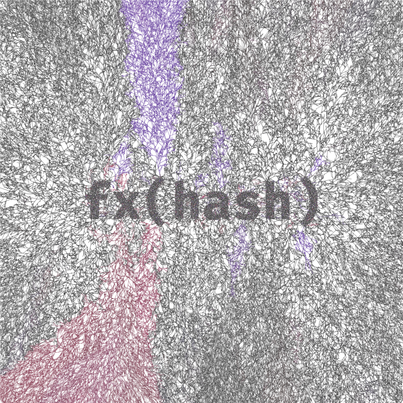 FXHASH Generative Logo #9 static token preview