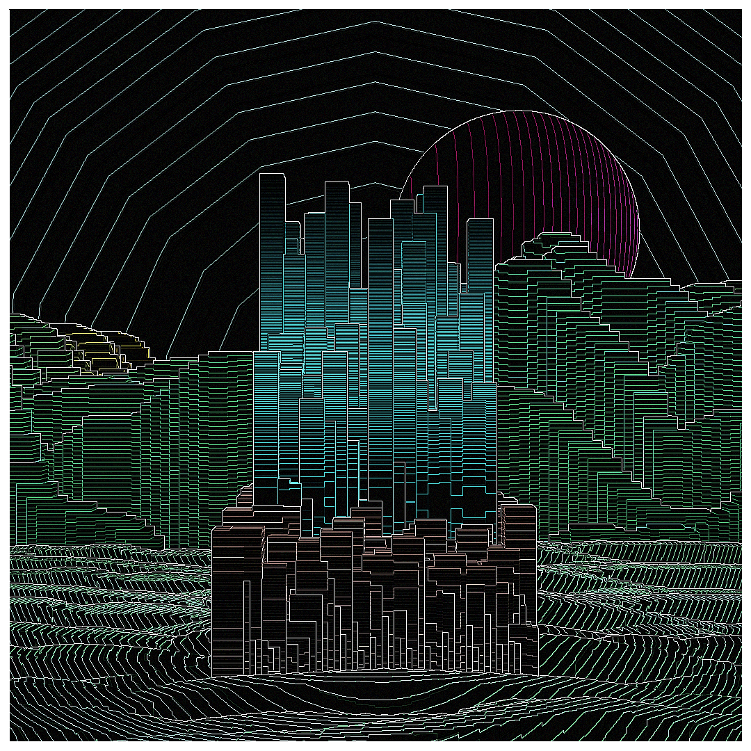 Watercity [Neon] #9 static token preview