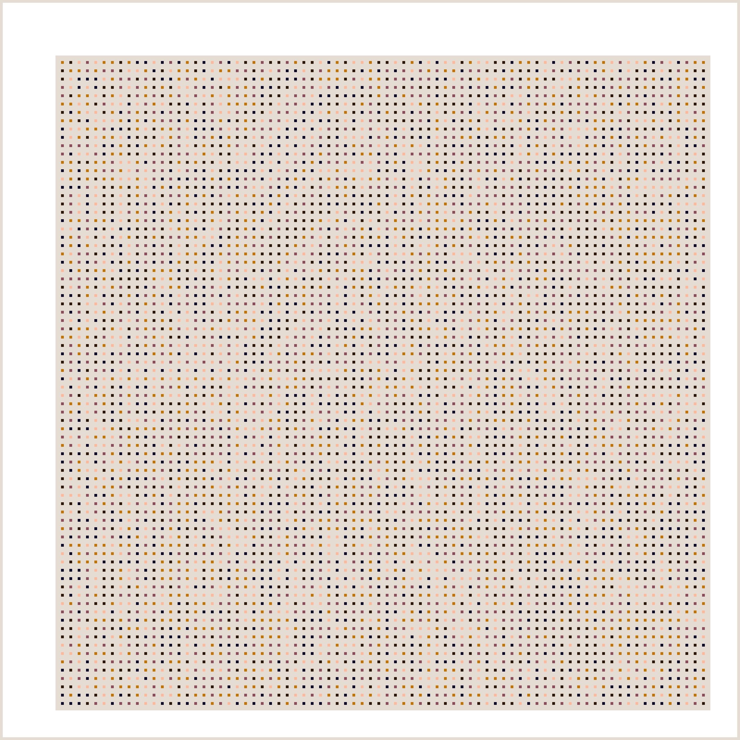 Beige Orbital Pixels #9 static token preview