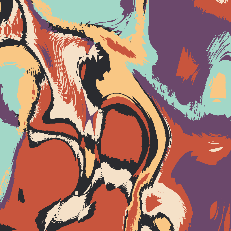 Geometric colorful shapes 3 (Free edition) #8 static token preview