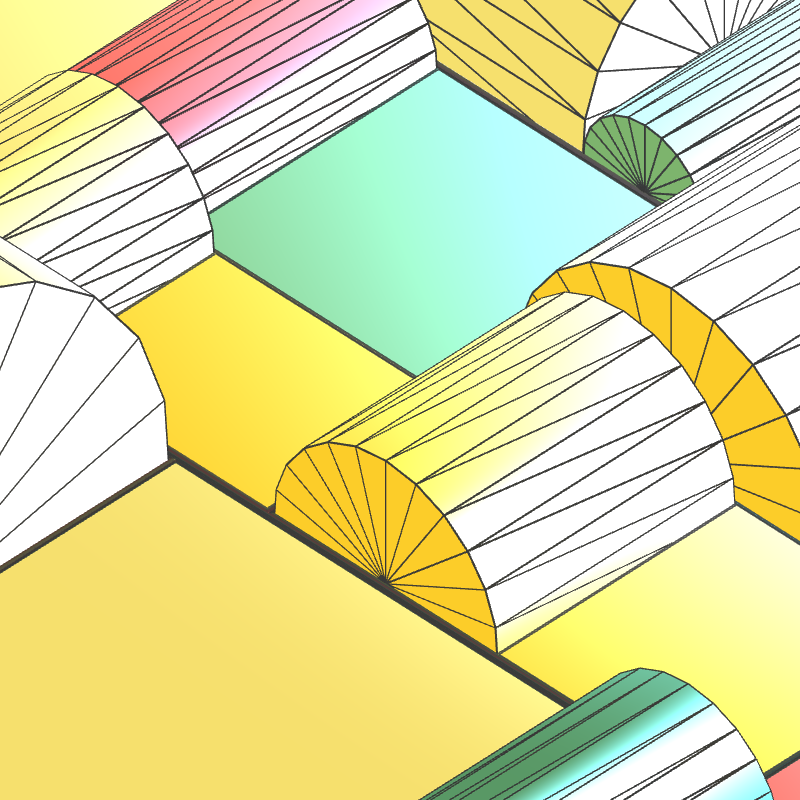 Geometric city #17 static token preview