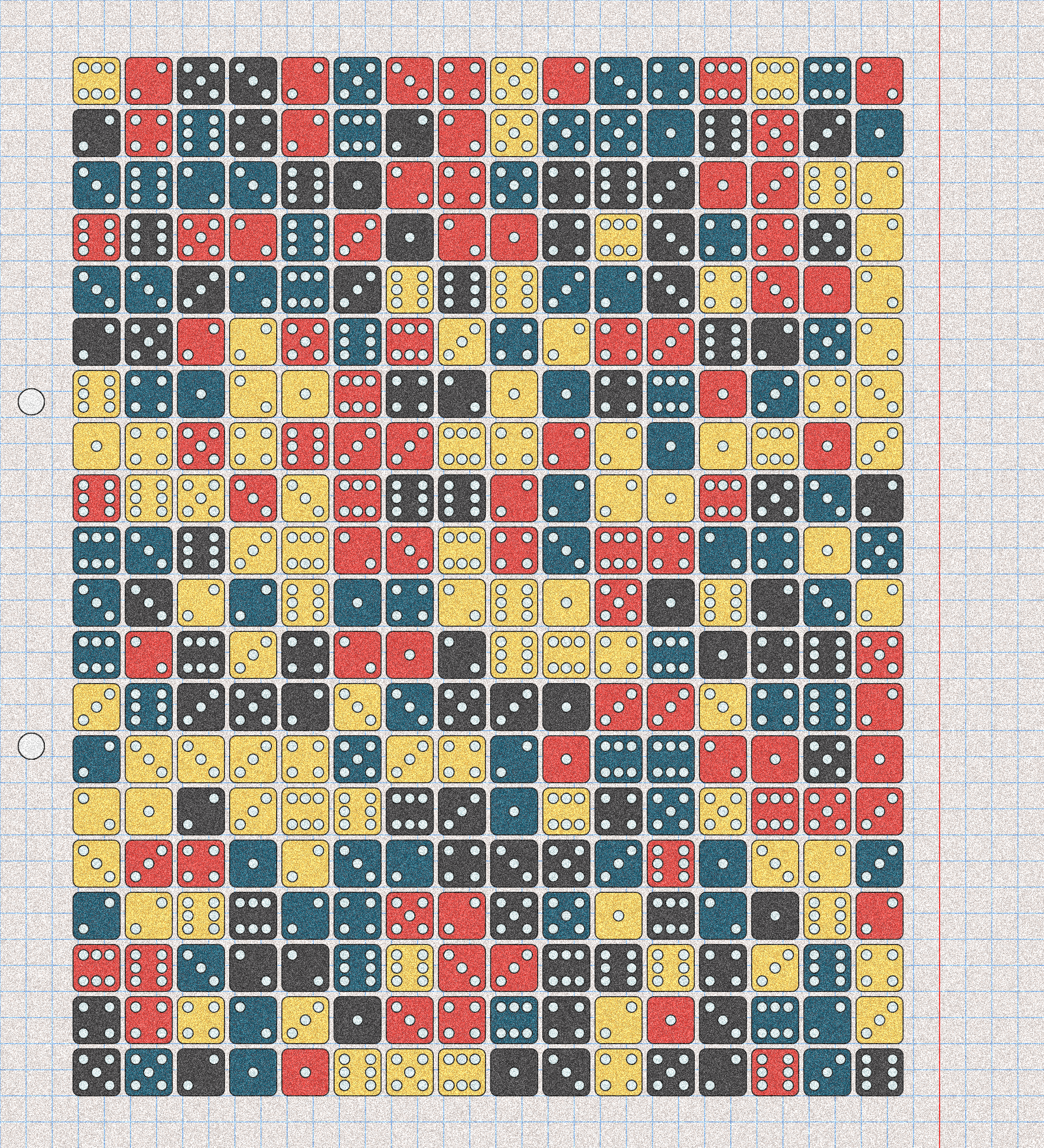 sketchbook page 6: dice roll #19 static token preview