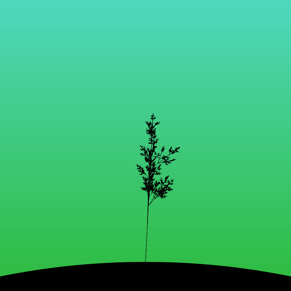 Fractal-Lsystem Tree #7 static token preview