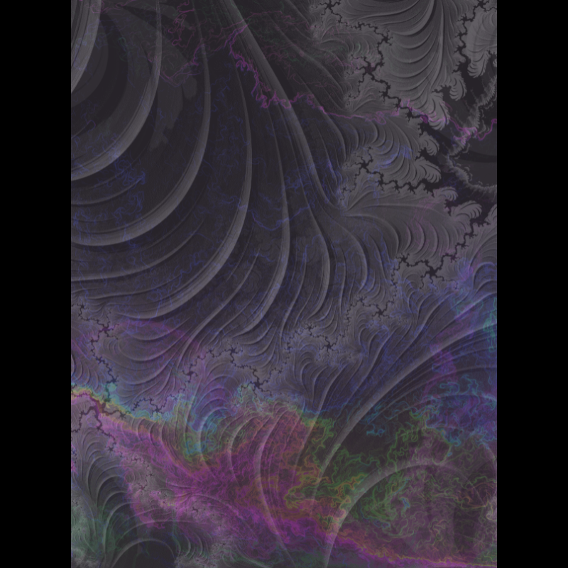monochrome nebular fractal #1 static token preview
