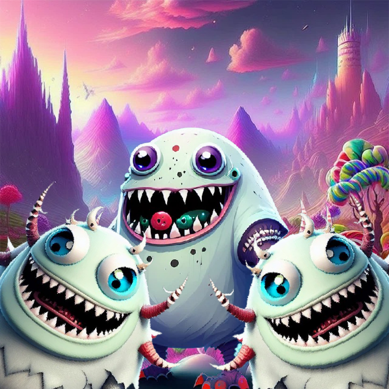 Candy Monsters #7 static token preview