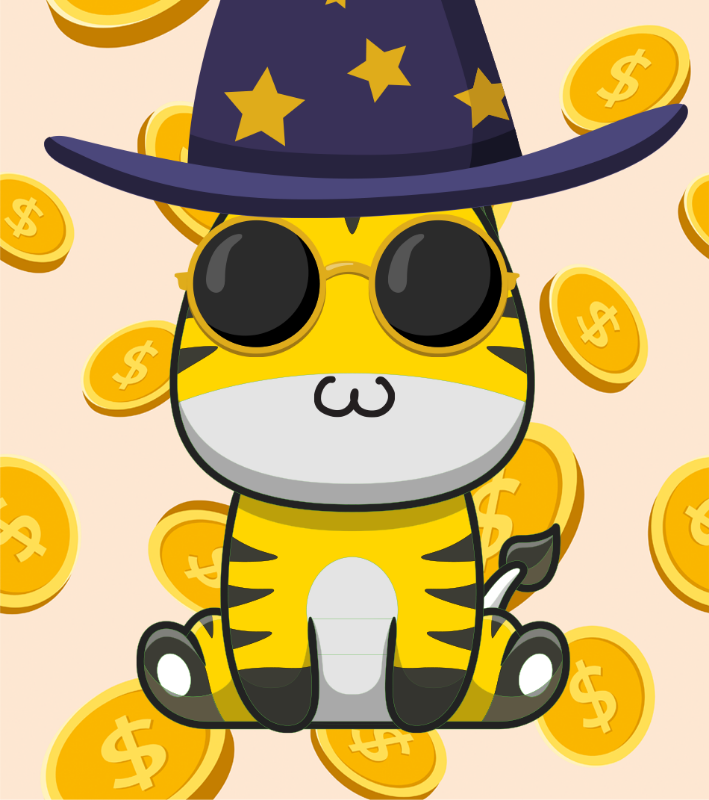 Baby Zebra Gang #19 static token preview