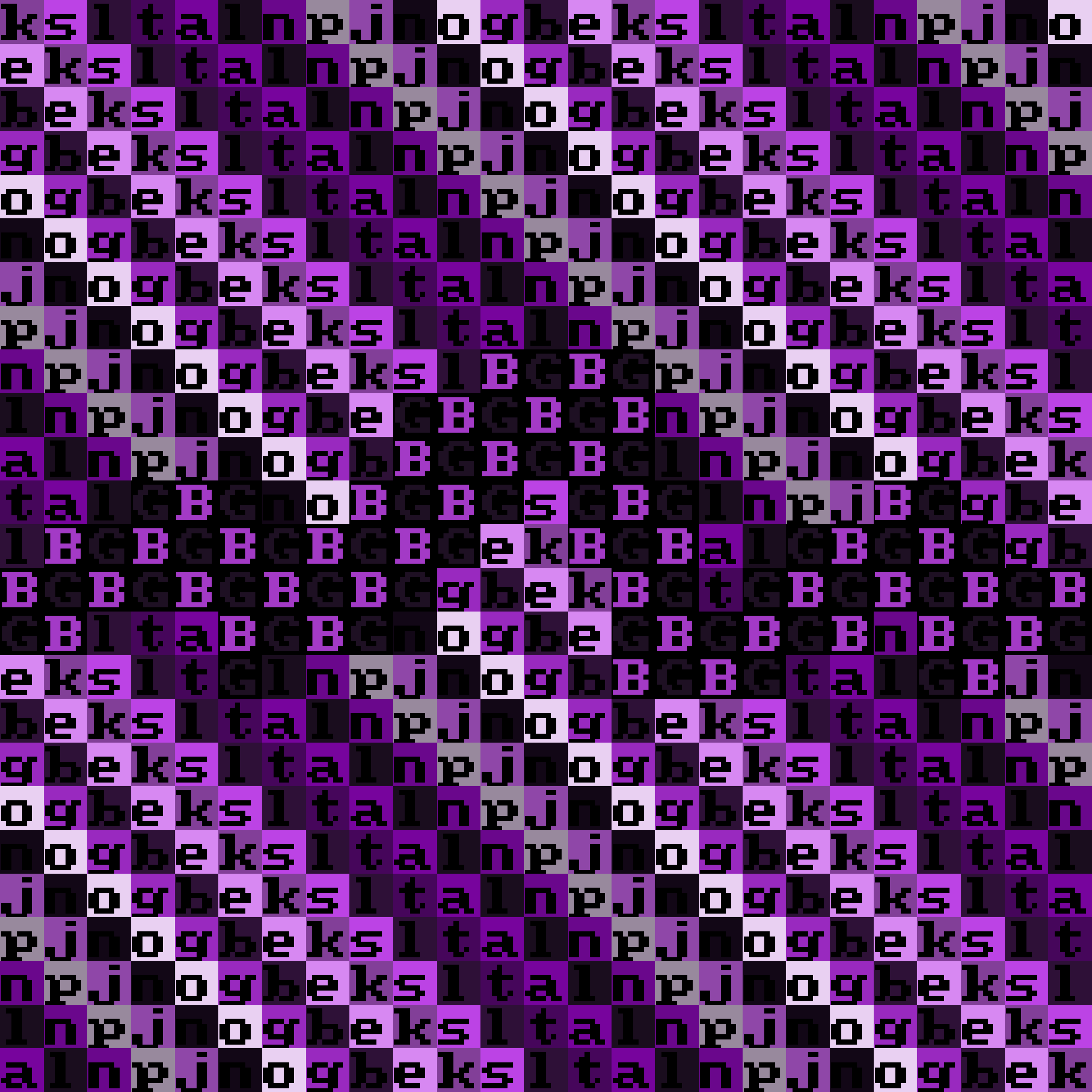 ASCII Squigl 2 #18 static token preview