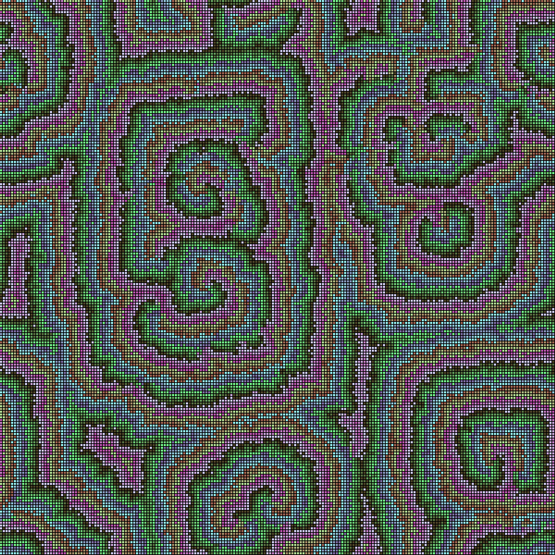 Reaction Diffusion Cellular Automata #8 static token preview