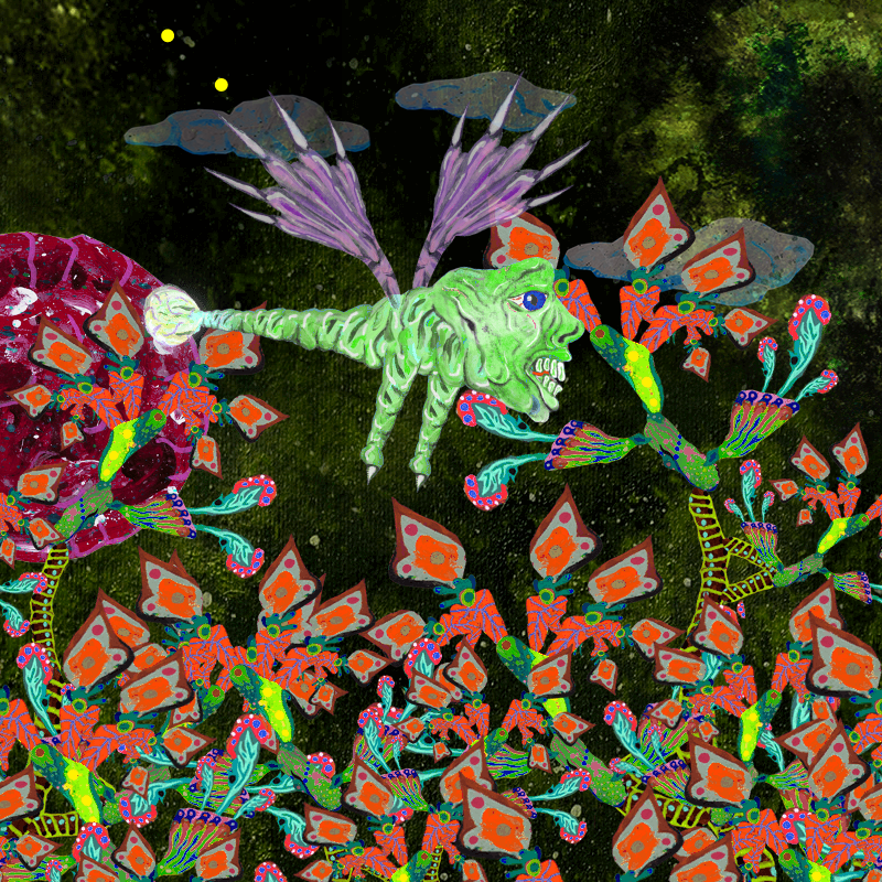 Fireflies and Flower Gardens #18 static token preview