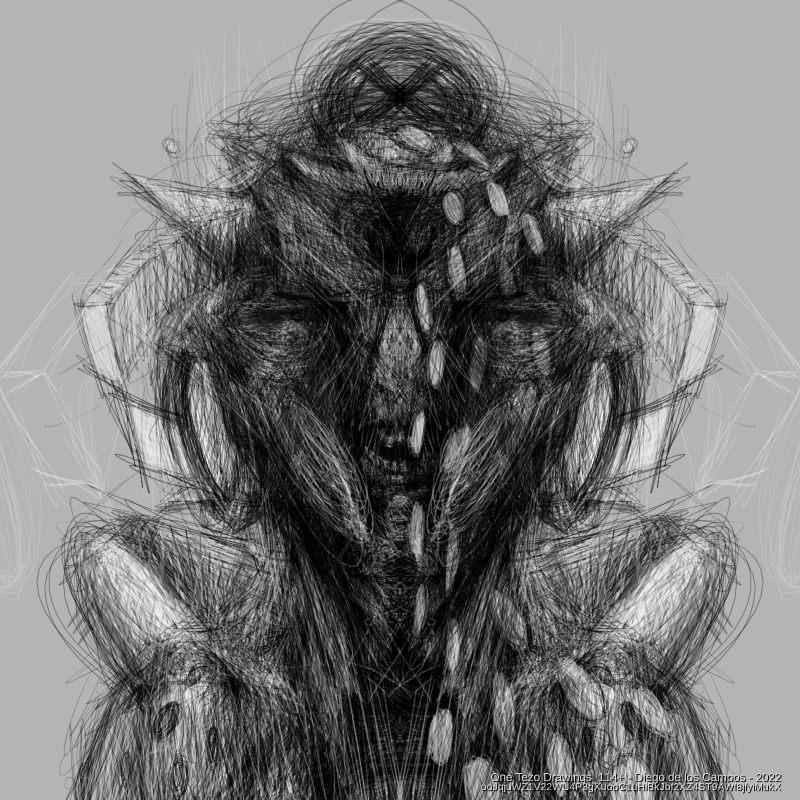 One Tezo Drawings_114+ #6 static token preview