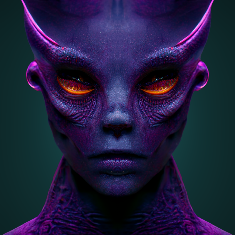 AI Aliens #4 static token preview