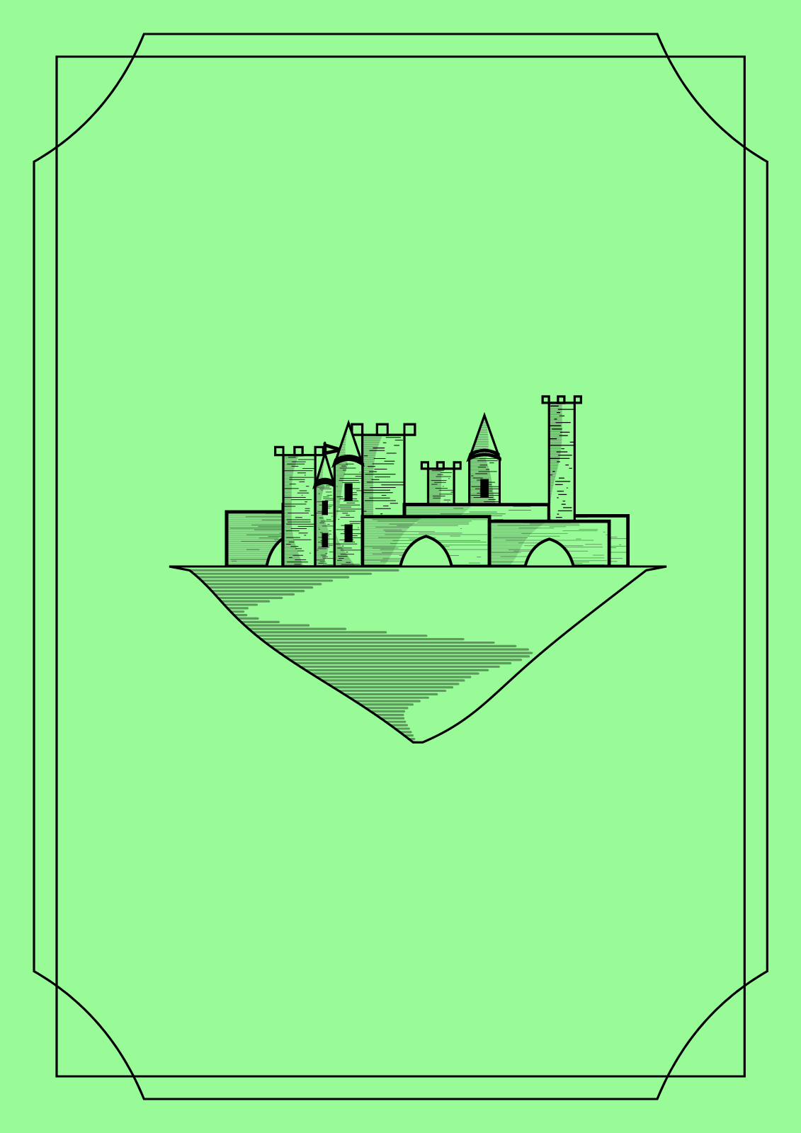 Minimalist Castle #24 static token preview