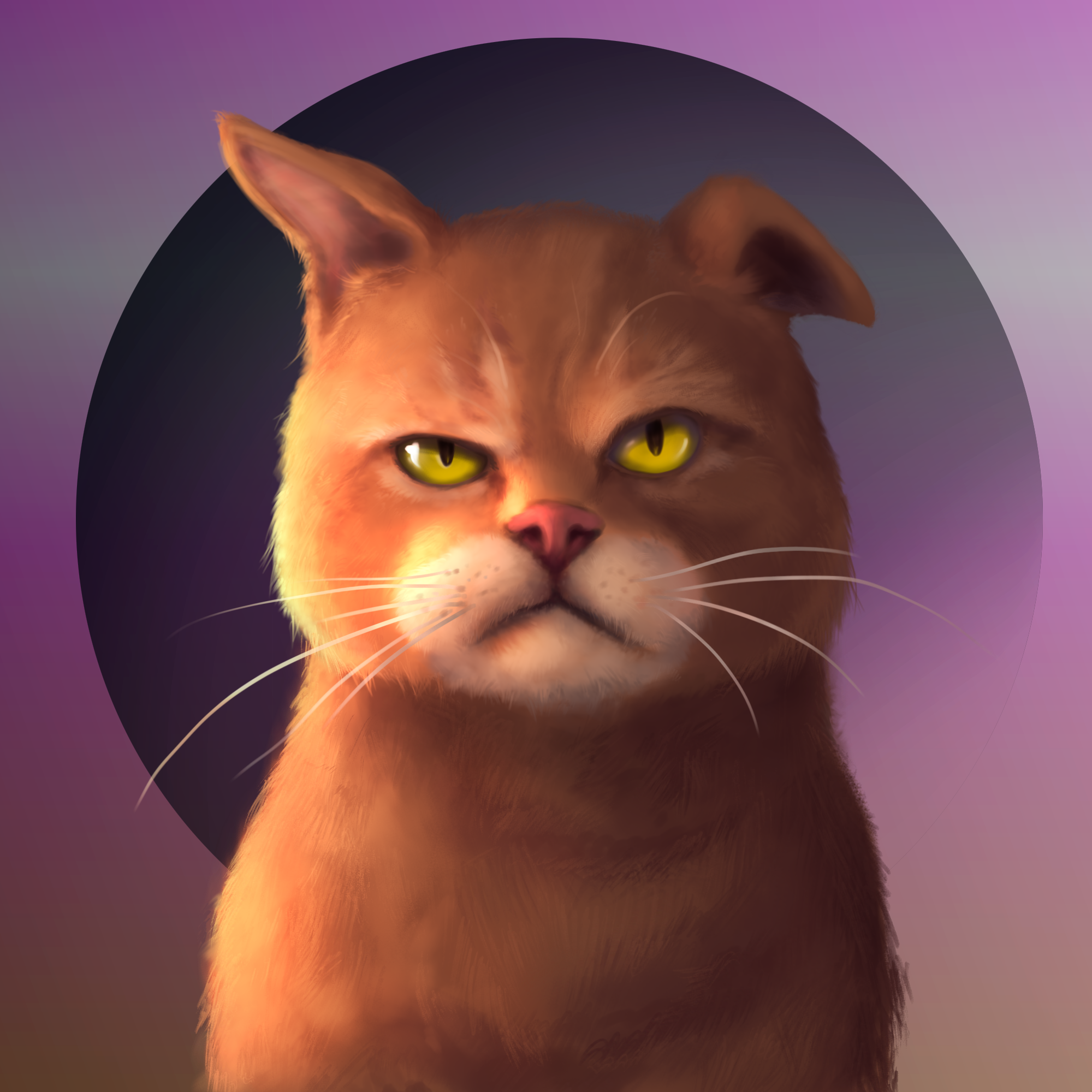 Gangsta Cat #13 static token preview
